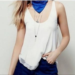 Intimately Free People White Flowy Tank